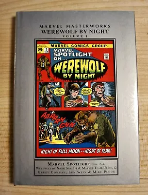 Buy Marvel Masterworks Werewolf By Night 1  New And Sealed • 52.04£