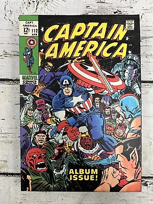 Buy Marvel Comics Captain America #112 Comic Walls Wooden Hanging Art Decor 10  X 7  • 11.38£