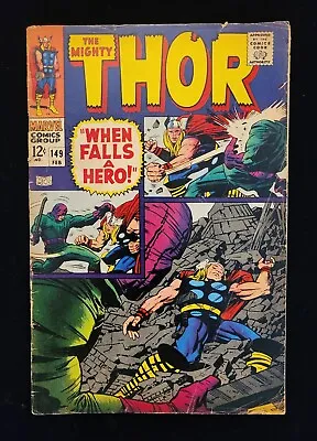 Buy Mighty Thor #149 Marvel 1968 Wrecker 2nd App + Inhumans Origins Jack Kirby • 20.82£