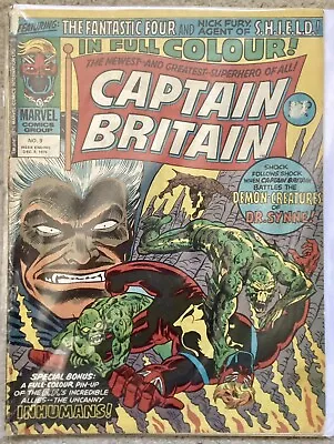 Buy Captain Britain #9 Marvel Uk, Good Condition, 2nd Psylocke & 1st Monarch Apps • 45£