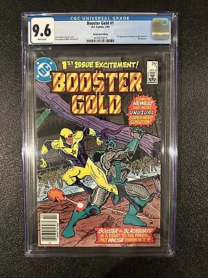 Buy Booster Gold #1 CGC 9.6 Newsstand White Pages 1st Appearance Skeets/Blackguard • 157.33£