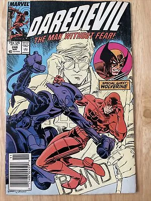 Buy Daredevil #248 Wolverine Appearance Marvel Comics • 3.20£