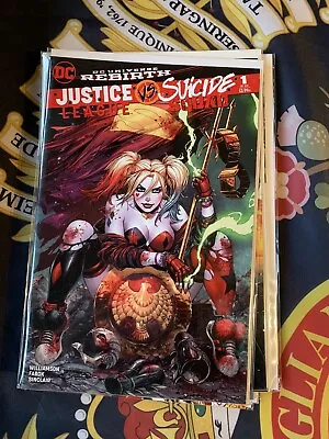 Buy Justice League Vs Suicide Squad 1 DC 2017 NM Tyler Kirkham Variant Harley Quinn • 10£
