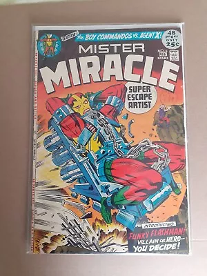 Buy Mister Miracle No 6. 1st App Of The Female Furies. Kirby Art 1972 Fine DC Comic • 16.99£