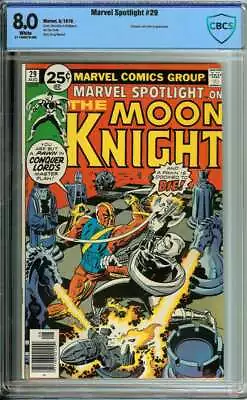Buy Marvel Spotlight #29 Cbcs 8.0 White Pages // 2nd Solo Moon Knight Marv Id: 41419 • 86.97£