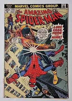 Buy Amazing Spider-Man #123 Gwen Stacy Funeral 1st Luke Cage Mtg Kane/Romita Sr ❤️  • 19.79£