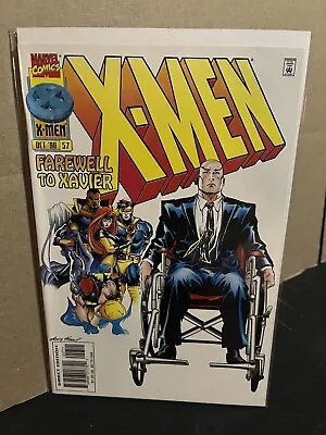 Buy X-Men 57 🔥1996 Prof X Cover🔥FAREWELL TO XAVIER🔥Marvel Comics🔥NM • 6.43£