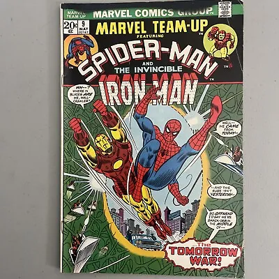 Buy Marvel Team-Up #9 (1973) 1st Spider-man Vs Kang Iron Man Dynasty War Saga • 11.04£
