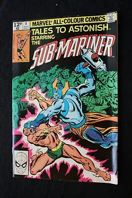 Buy SUB-MARINER #4 1980 MARVEL Comic - Tales To Astonish • 6.95£