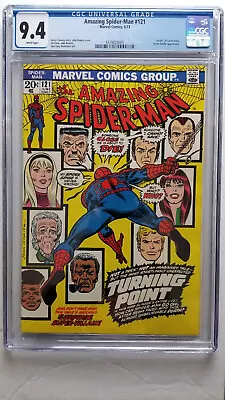 Buy Amazing Spider-Man #121 CGC 9.4 NM   Death Of Gwen Stacy  WHITE Pages • 1,027£