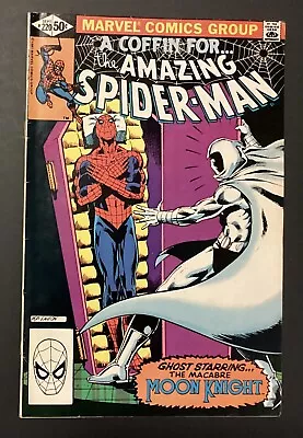 Buy Amazing Spider-man 220, 1981. Moon Knight Appears. VF • 35.58£