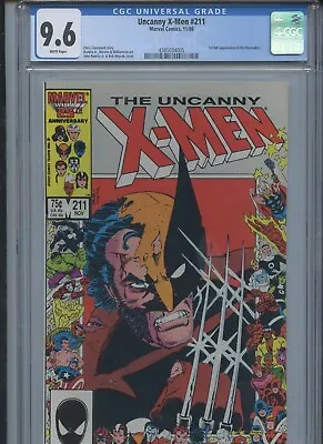 Buy Uncanny X-Men #211 1986 CGC 9.6 (1st App Of Marauders) • 35.63£