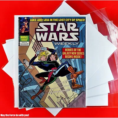 Buy Star Wars Weekly # 114    1 Marvel Comic Bag And Board 30 4 80 UK 1980 (British) • 14.99£