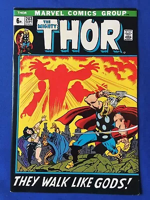 Buy The Mighty Thor #203 VFN/NM (9.0) MARVEL ( Vol 1 1972) • 32£