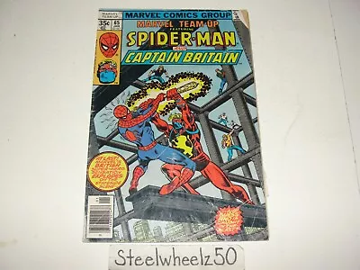 Buy Marvel Team Up #65 Comic Lot 1977 Spiderman1st US Appearance Captain Britain HTF • 15.80£