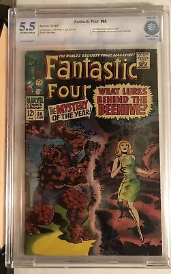 Buy Fantastic Four #66 CBCS 5.5 First Him/mentioned MCU  Guardians Of The Galaxy • 70.45£