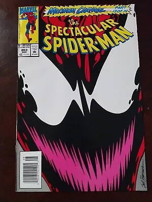 Buy The Spectacular Spider-Man #203 Newsstand Edition • 3.15£