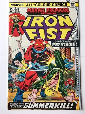 Buy Marvel Premiere #24 FN (6.0) MARVEL ( Vol 1 1975) Iron Fist • 14£