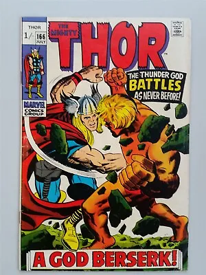 Buy Thor Mighty #166 Vg+ (4.5) 1st Full App Him (warlock) July 1969 Marvel Comics** • 39.99£