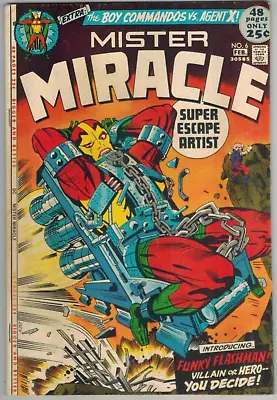 Buy Mister Miracle 6  1st Female Furies & Funky Flashman! Giant  Kirby Fine  1972 DC • 19.73£