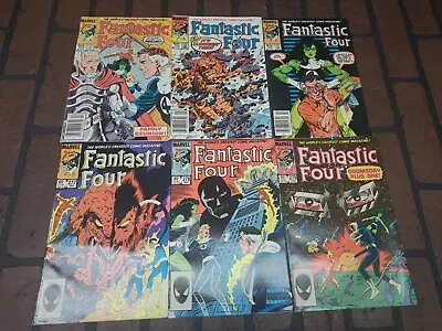 Buy FANTASTIC FOUR 273-275 277-279 Bronze Age Lot Of 6 Vf • 15.98£