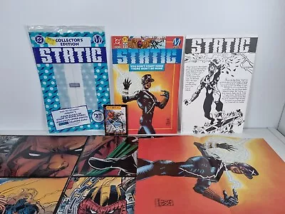 Buy Static Collector's Edition Issue 1 Four Panel Poster Cover Poster Trading Card • 30£