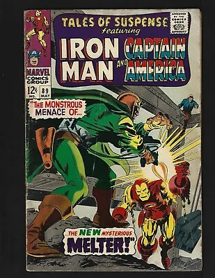 Buy Tales Of Suspense #89 VG Colan Kane Iron Man Melter Captain America Red Skull • 7.18£