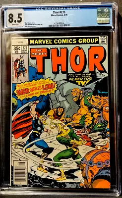Buy Thor 275  CGC  8.5  VF+   W/ Pages  N/CASE • 39.52£