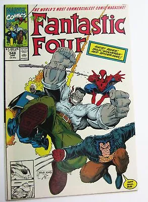 Buy Fantastic Four #348 Comic Book January 1991 Fine+ 6.5 Grade Marvel 1st Ser • 2.33£