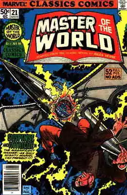 Buy Marvel Classics Comics #21 VF; Marvel | Master Of The World Jules Verne - We Com • 6.80£