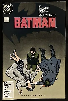 Buy BATMAN #404 - Frank Miller - Year One Part One - DC Comics 1987 NM WP • 15.81£