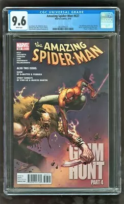 Buy Cgc 9.6 Amazing Spider-man #637 Marvel Comics 2010 Death Of Madame Web *rare* • 277.54£