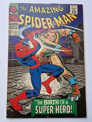 Buy Amazing Spider-man #42 Vg (4.0) November 1966 Scare Mary Jane Marvel Comics ** • 129.99£