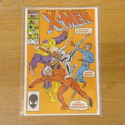 Buy Uncanny X-men #215 - Vol 1 Marvel Comics 1987 • 4.85£