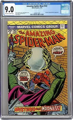 Buy Amazing Spider-Man #142 CGC 9.0 1975 4384611003 • 95.94£