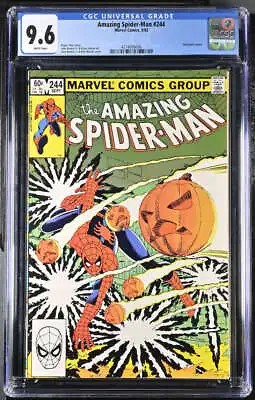 Buy Amazing Spider-man #244 Cgc 9.6 White Pages // 3rd App Of Hogoblin 1983 • 72.05£