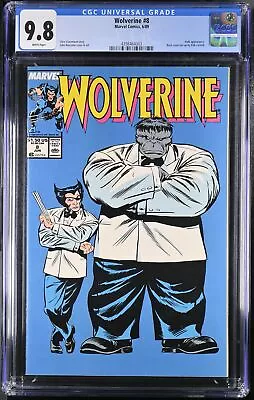 Buy Wolverine #8 CGC NM/M 9.8 Classic Grey Hulk Mr. Fixit Cover! Buscema Art! • 304.14£