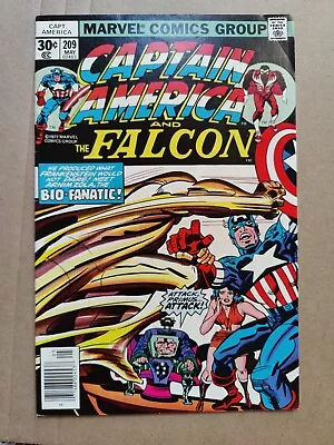 Buy Captain America #209 Comic Book 1977 FN/VF Jack Kirby Marvel 1st Arnim Zola • 5.56£