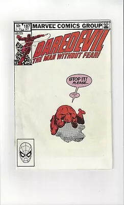 Buy Marvel Comics Daredevil Vol. 1 No. 187 October 1982 60c USA  • 4.24£