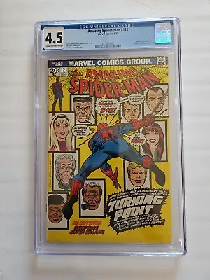 Buy Amazing Spider-Man #121 CGC 4.5 Death Of Gwenn Stacy BIG KEY!!!! • 237.18£
