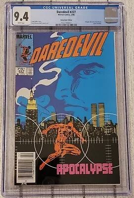 Buy Daredevil #227 (1986) | CGC 9.4 | Newsstand Edition! | Frank Miller Story • 98.83£