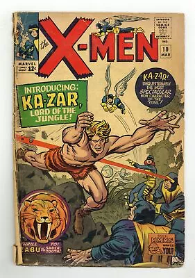 Buy Uncanny X-Men #10 FR/GD 1.5 1965 1st SA Ka-Zar • 91.94£