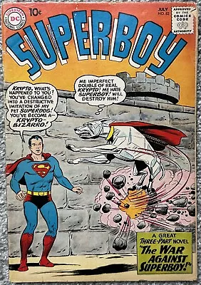 Buy Superboy Comic #82 (dc,1960) 1st Appearance Of Bizarro Krypto Silver Age ~ • 34.15£