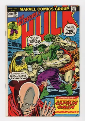 Buy Incredible Hulk 164 Englehart Scripts! Trimpe Too. Approaching High Grade • 16.79£