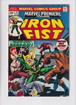 Buy Marvel Premiere (1972) #  19 (6.0-FN) (668501) Iron Fist, 1st Colleen Wing 1974 • 27£
