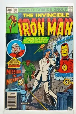 Buy Invincible IRON MAN #125 (1979) (IRON MAN) Ant-Man (MARVEL) Newstand NM- • 66.46£