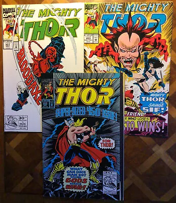 Buy Thor. #450.anniversary Flip Book With Gatefold Cover. #451. #453. 1992. Marvel. • 12£