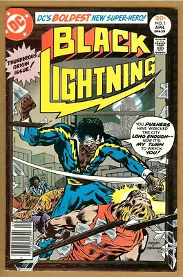 Buy Black Lightning #1 VF+ 8.5 (1977 DC) 1st Appearance Black Lightning • 39.92£