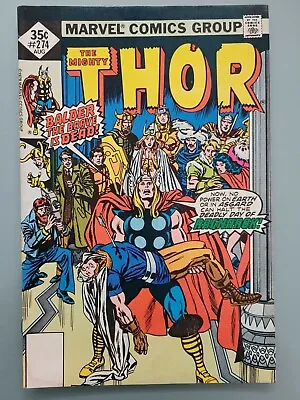 Buy The Mighty Thor #274 (1978) Marvel Comics 1st Appearance Frigga! Hugin & Munin! • 7.58£
