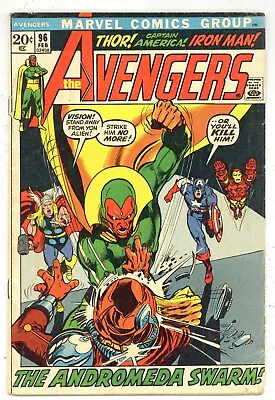 Buy Avengers 96 (GVG) Captain Marvel! Neal Adams, Roy Thomas 1972 Marvel Comics R639 • 14.30£